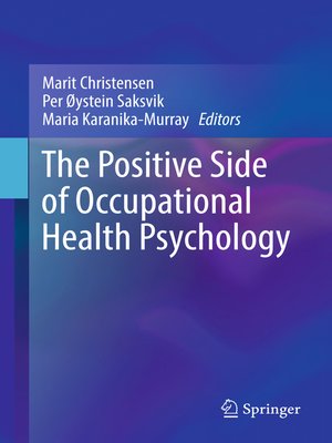 cover image of The Positive Side of Occupational Health Psychology